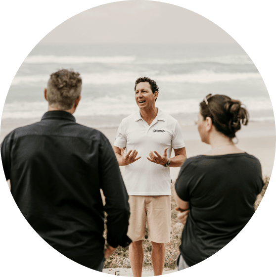 tim teaching breath work